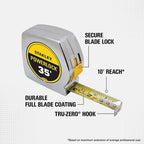 Stanley 33-835 PowerLock 35 ft. L x 1 in. W Tape Measure 1/Pack