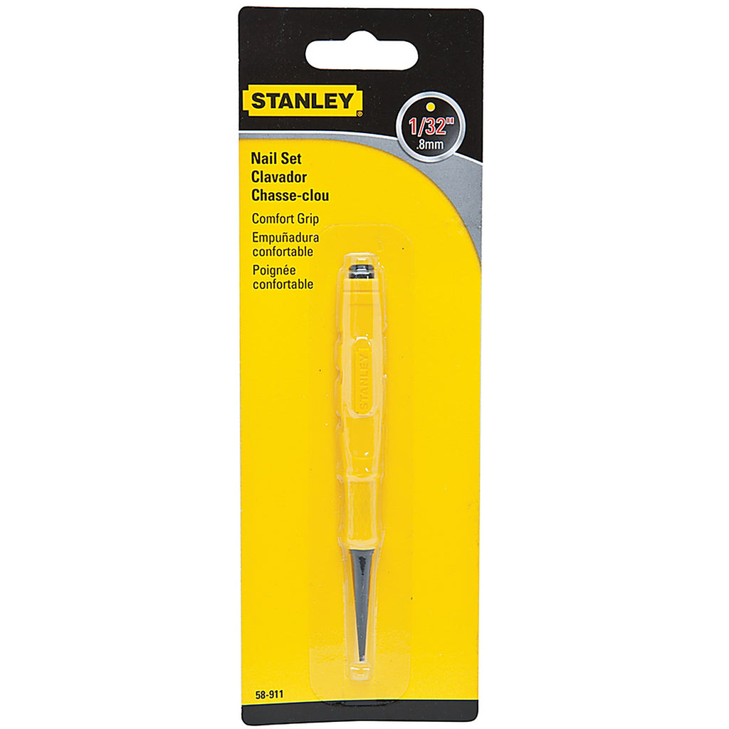 Stanley 58-911 1/32 in. Cushion Grip Nail Set 1/pc.