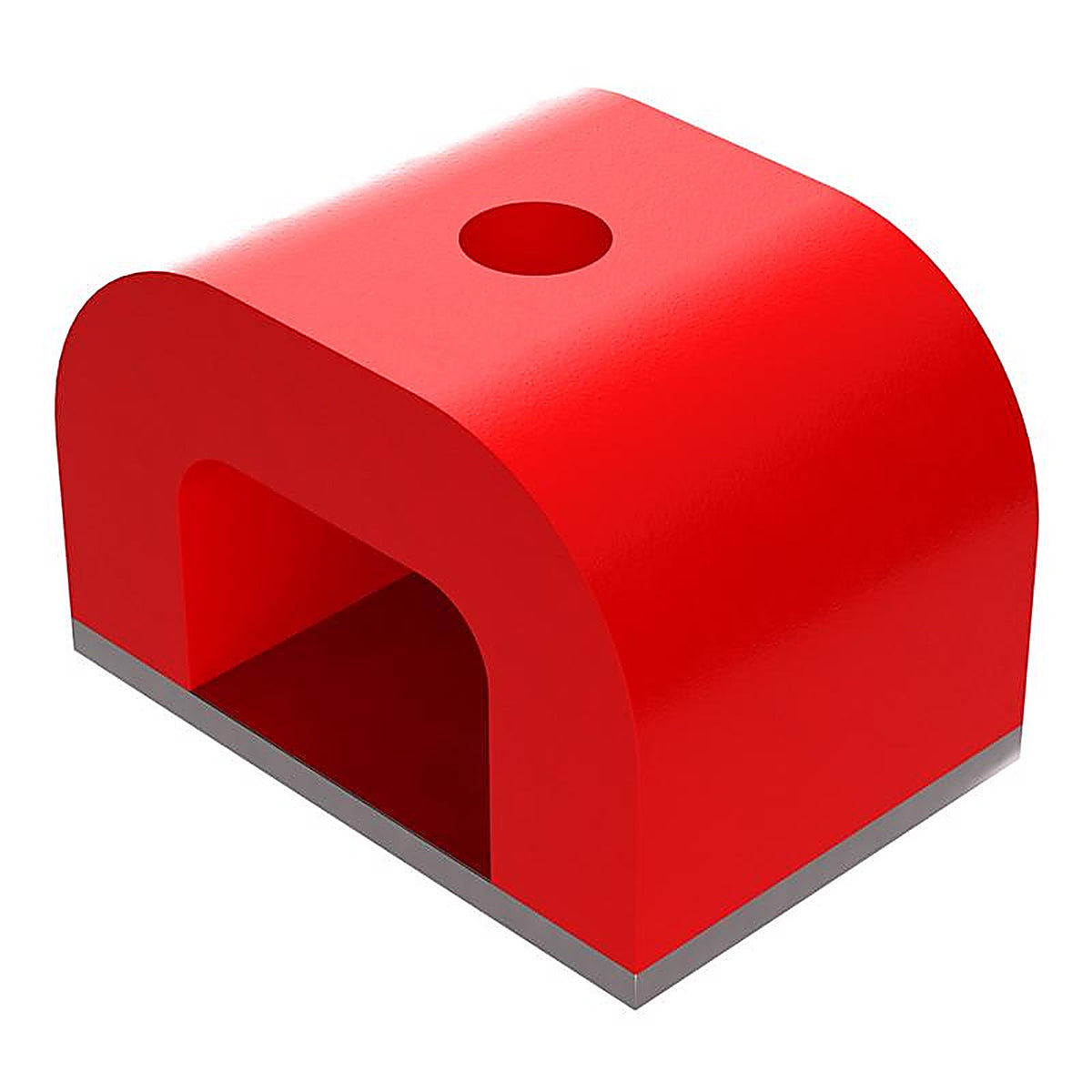 Master Magnetics 7271 1.6 in. Alnico Horseshoe Magnet 20 lb. pull 5.5 MGOe Red 1/pc.
