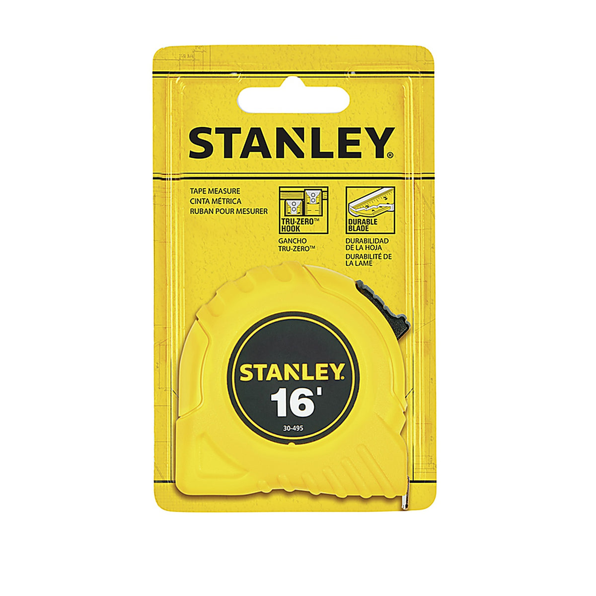Stanley 30-495 16 ft. L x 0.75 in. W Tape Measure 1/Pack