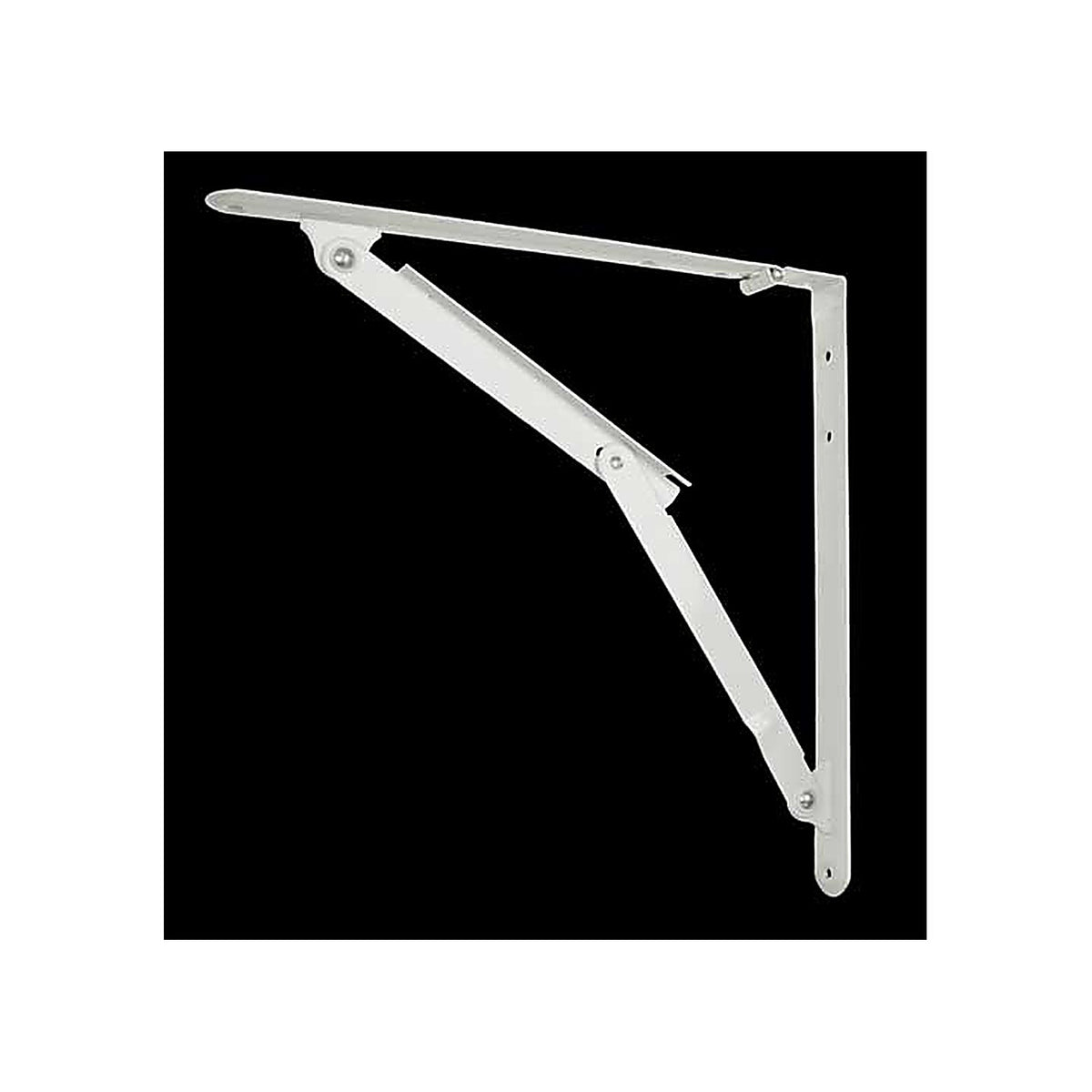 JR Products - 20725 - Folding Shelf Bracket, White