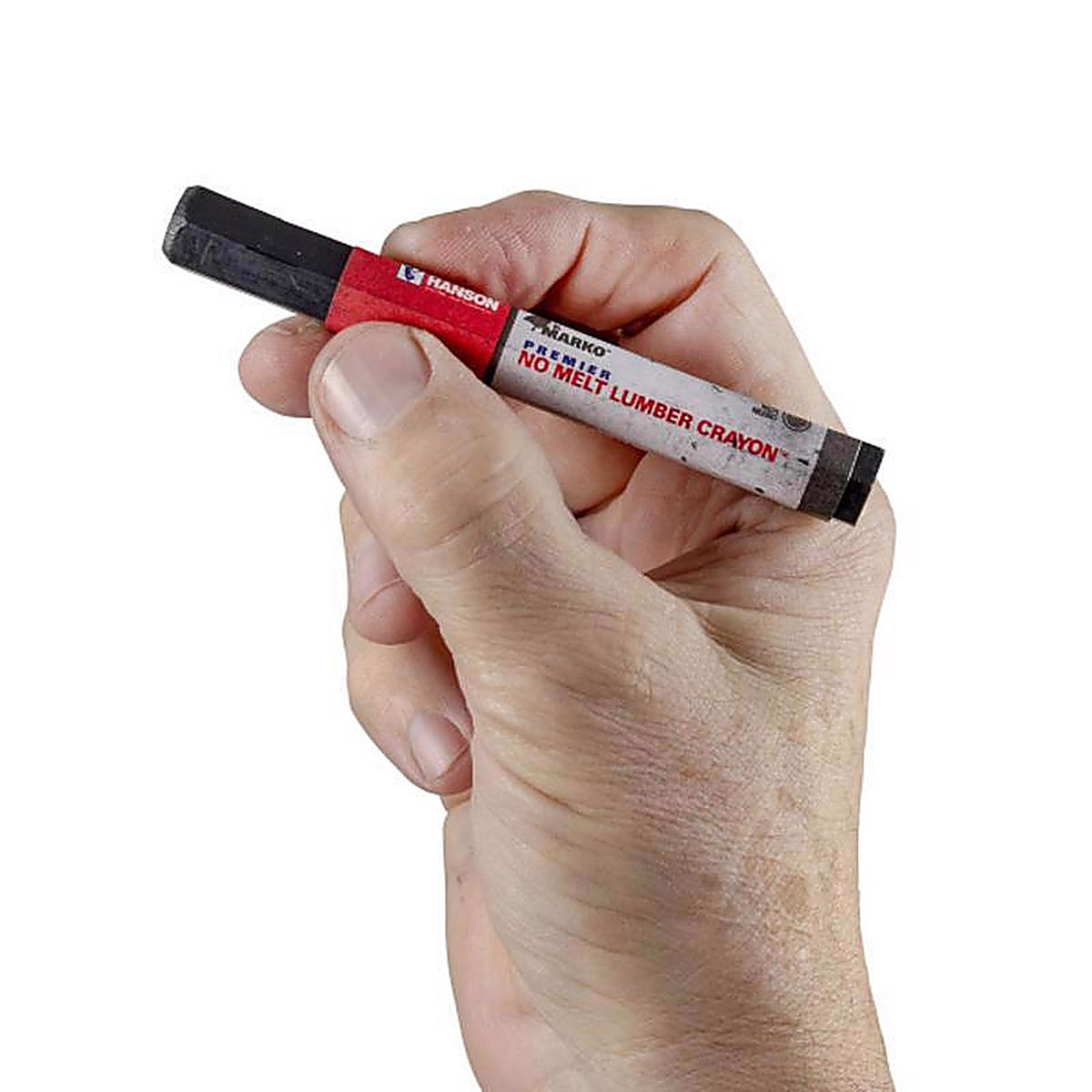 C.H. Hanson 10384 4.5 in. L x 0.5 in. W Lumber Crayon Black Metal 1/pc.