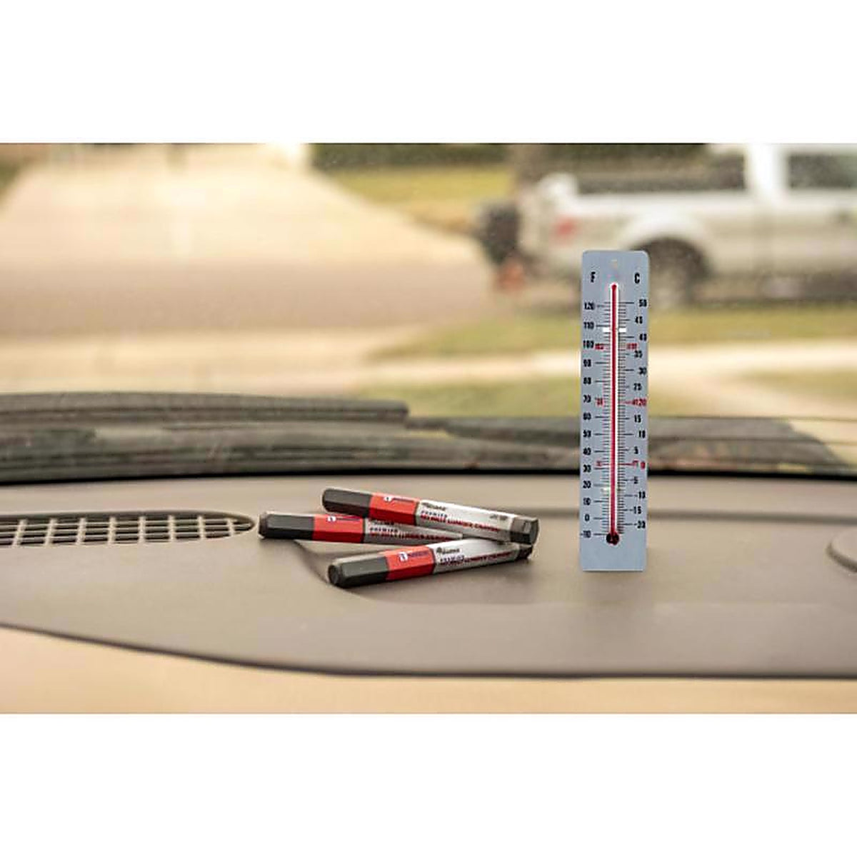 C.H. Hanson 10384 4.5 in. L x 0.5 in. W Lumber Crayon Black Metal 1/pc.
