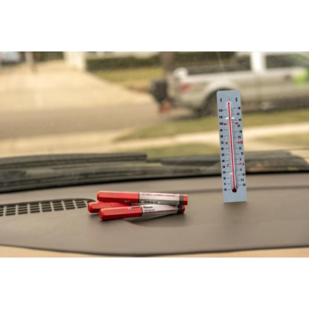 C.H. Hanson 10382 4.5 in. L x 0.5 in. W Lumber Crayon Red Metal 1/pc.