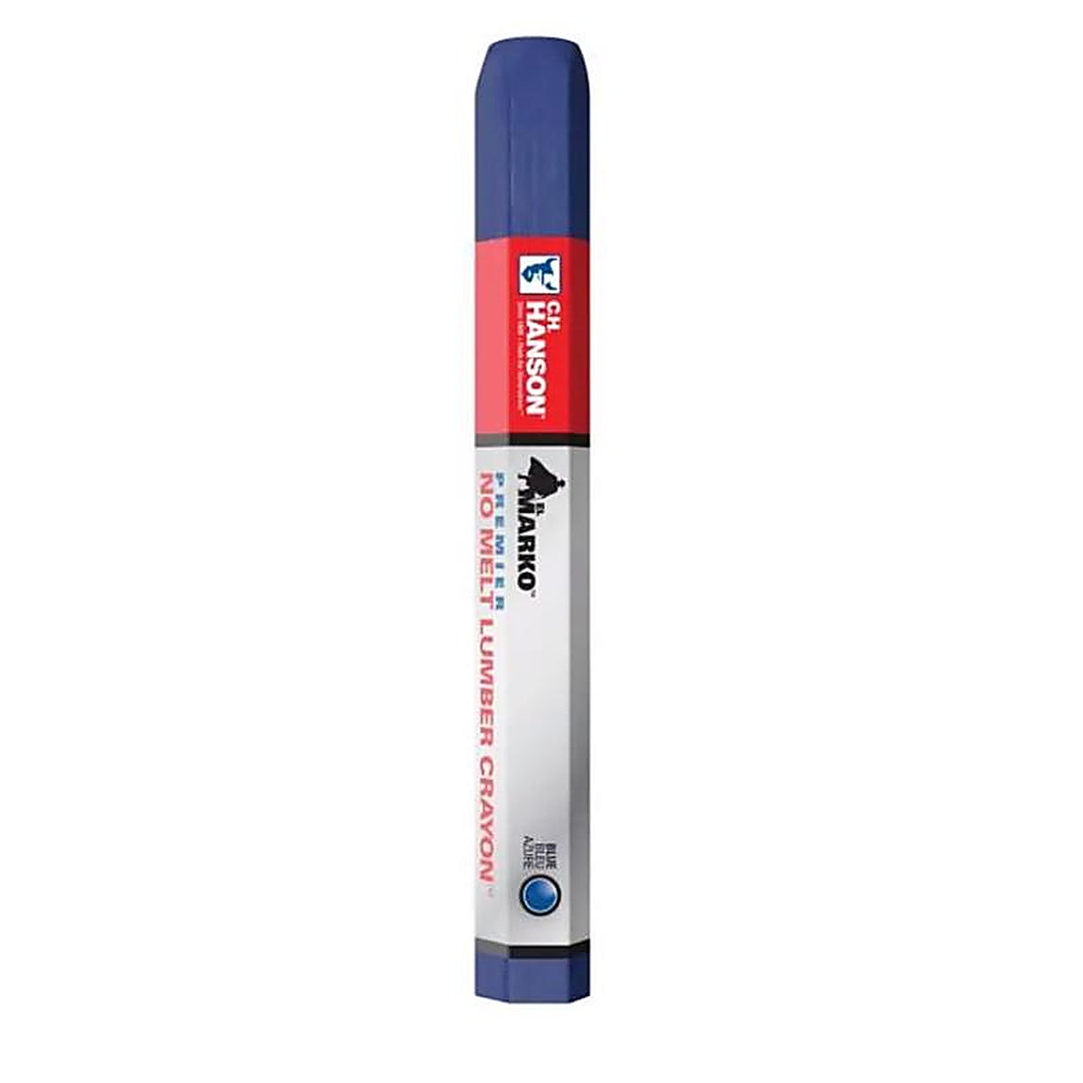 C.H. Hanson 10383 4.5 in. L x 0.5 in. W Lumber Crayon Blue Metal 1/pc.