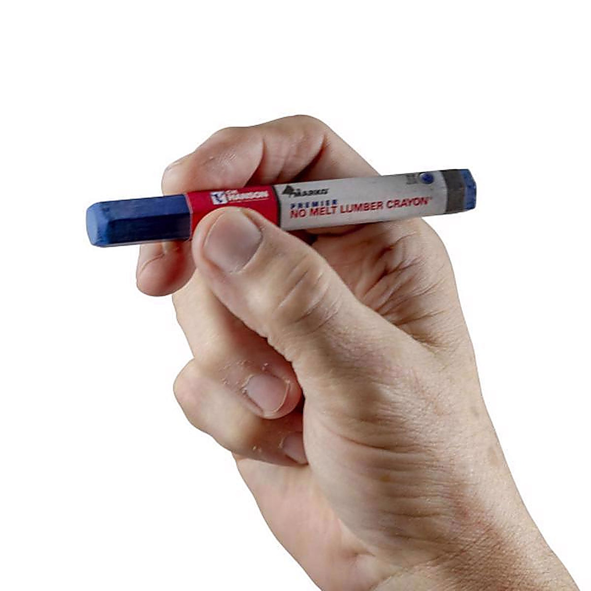 C.H. Hanson 10383 4.5 in. L x 0.5 in. W Lumber Crayon Blue Metal 1/pc.