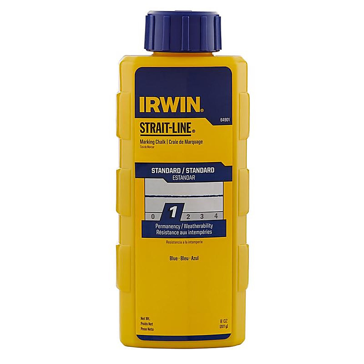 Irwin 64901 Strait-Line 8 oz. Permanent Marking Chalk Blue 1/Pack