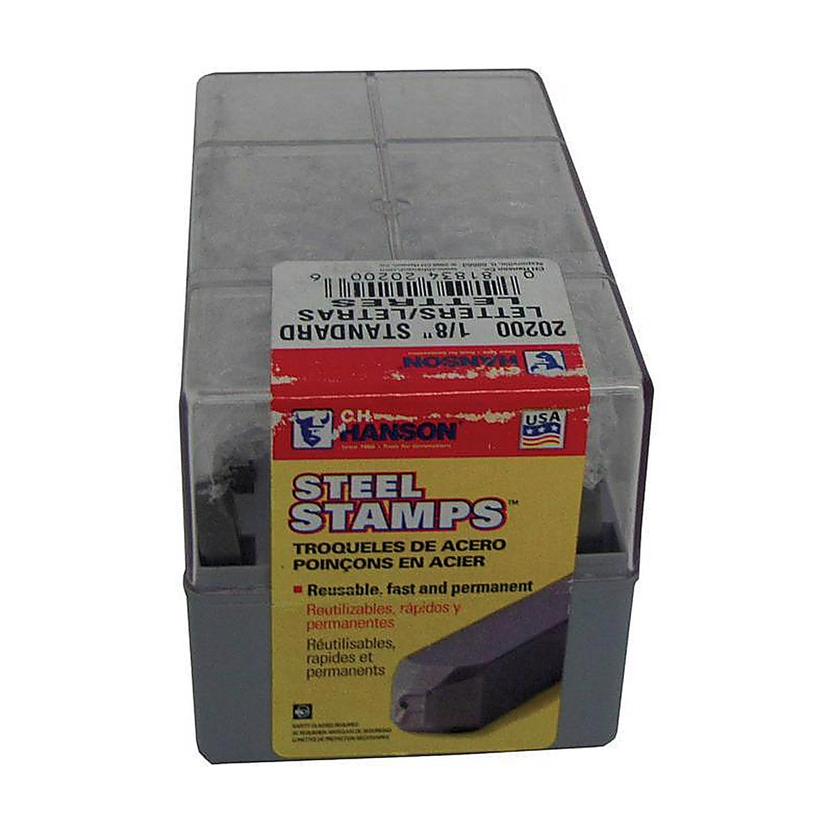 C.H. Hanson 20200 1/8 in. Letter Stamp Set 27/pc.