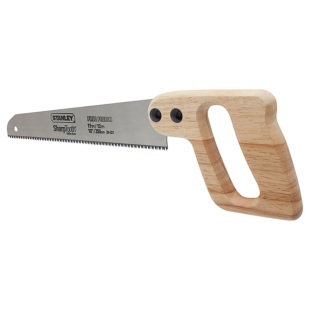 Stanley 20-221 SharpTooth 10 in. Carbon Steel Multi Hand Saw 11 TPI 1