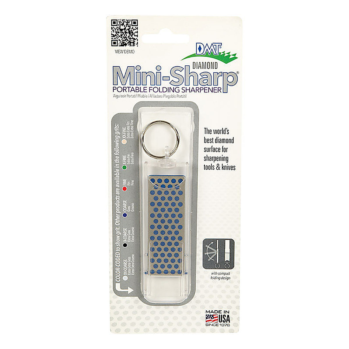 DMT F70C Mini-Sharp 5-1/2 in. L Diamond Sharpener 325 Grit 1/pc.