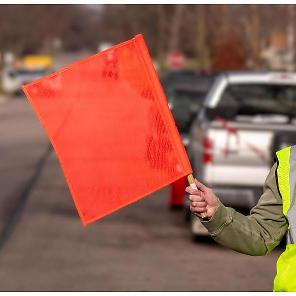 C.H. Hanson 55200 27 in. Red Safety Flags Polyvinyl 1/Pack