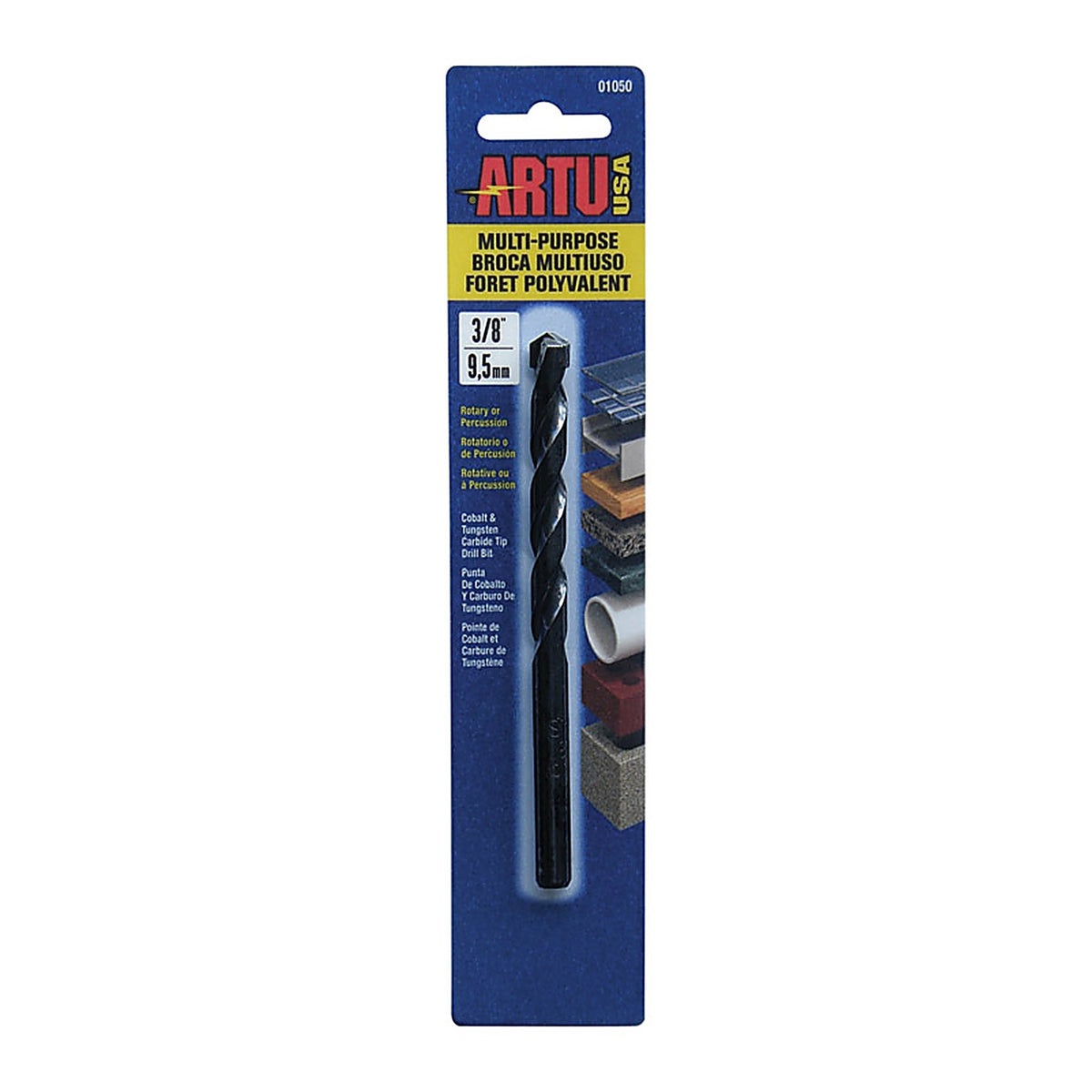 Artu 1050 3/8 in. x 5-1/4 in. L Tungsten Carbide Tipped Drill Bit 1/pc.