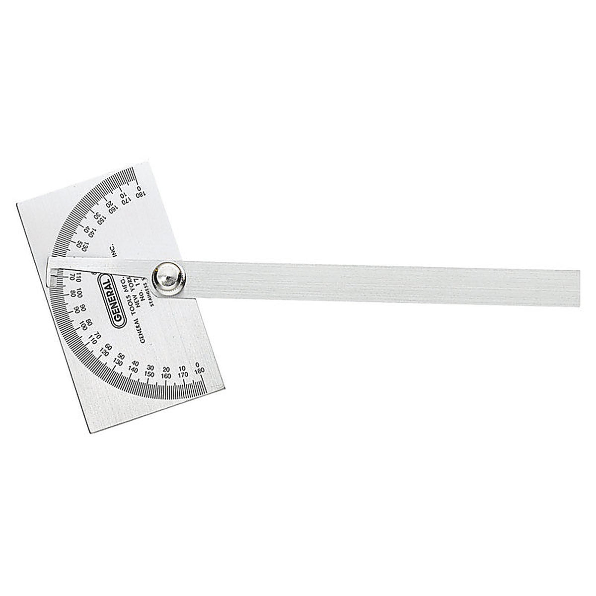 General Tools 17 11-3/4 in. L x 6 in. W Protractor 1/pc.