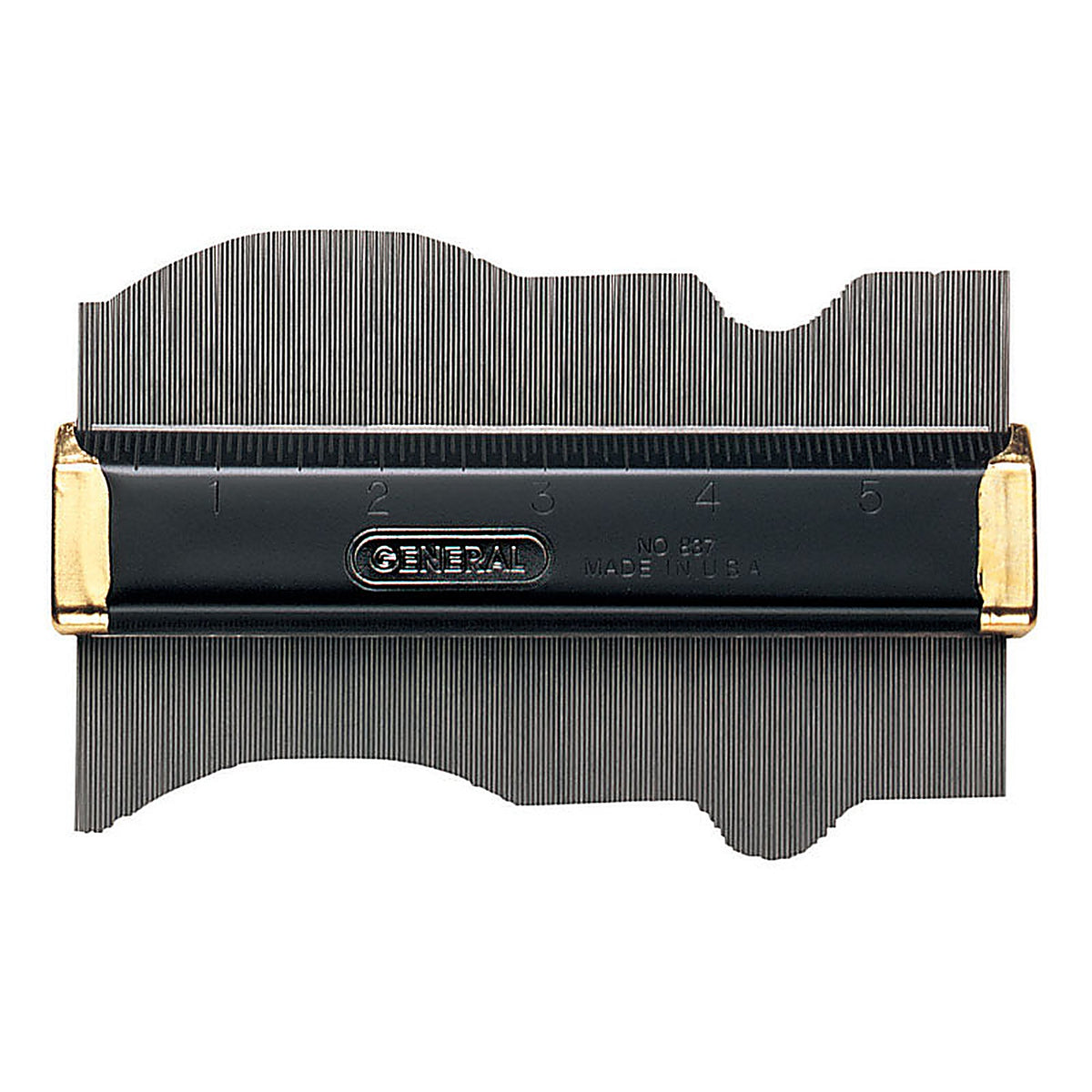 General Tools 837 6 in. L x 3-1/2 in. W Contour Gauge 1/pc.