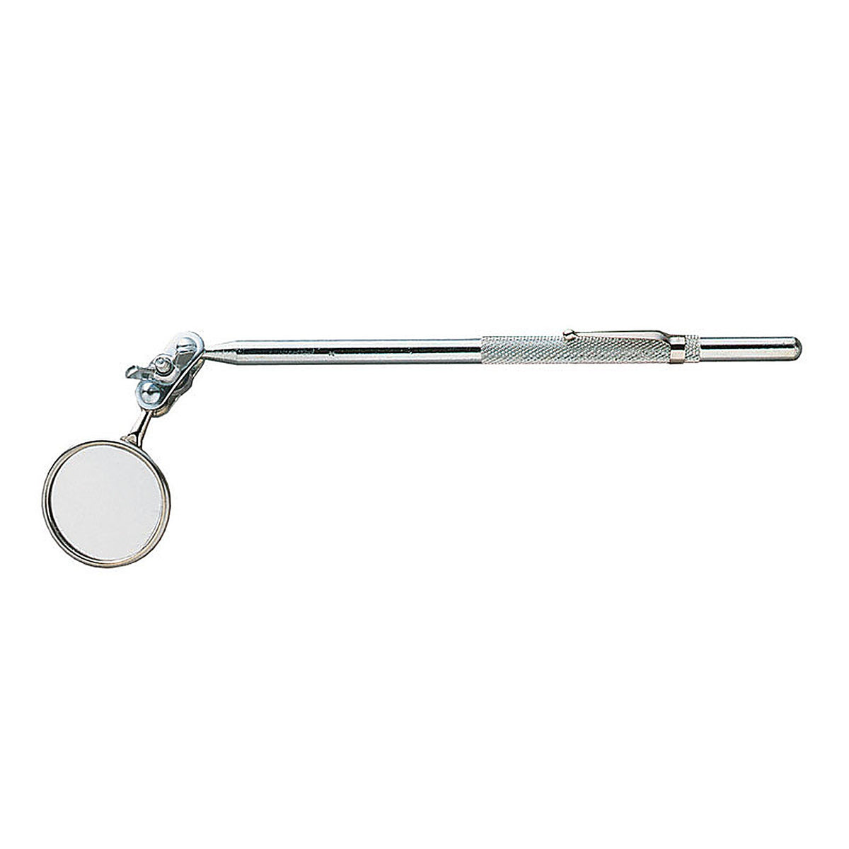 General Tools 555 8 in. H x 1.3 in. W Polished Chrome Silver Metal Inspection Mirror