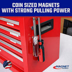 Master Magnetics 7045 .118 in. Neodymium Super Disc Magnets 2.9 lb. pull 35 MGOe Silver 10/pc.