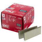 Senco L17BAB 1/4 in. W x 1-1/2 in. L 18 Ga. Narrow Crown Finish Staples 5000/Pack