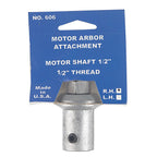 Chicago Die Casting 606-5 3 inch in. L Work Arbor 1/2 in. 1/pc.