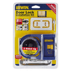 Irwin 3111001 Door Lock Installation Kit 7/pc.