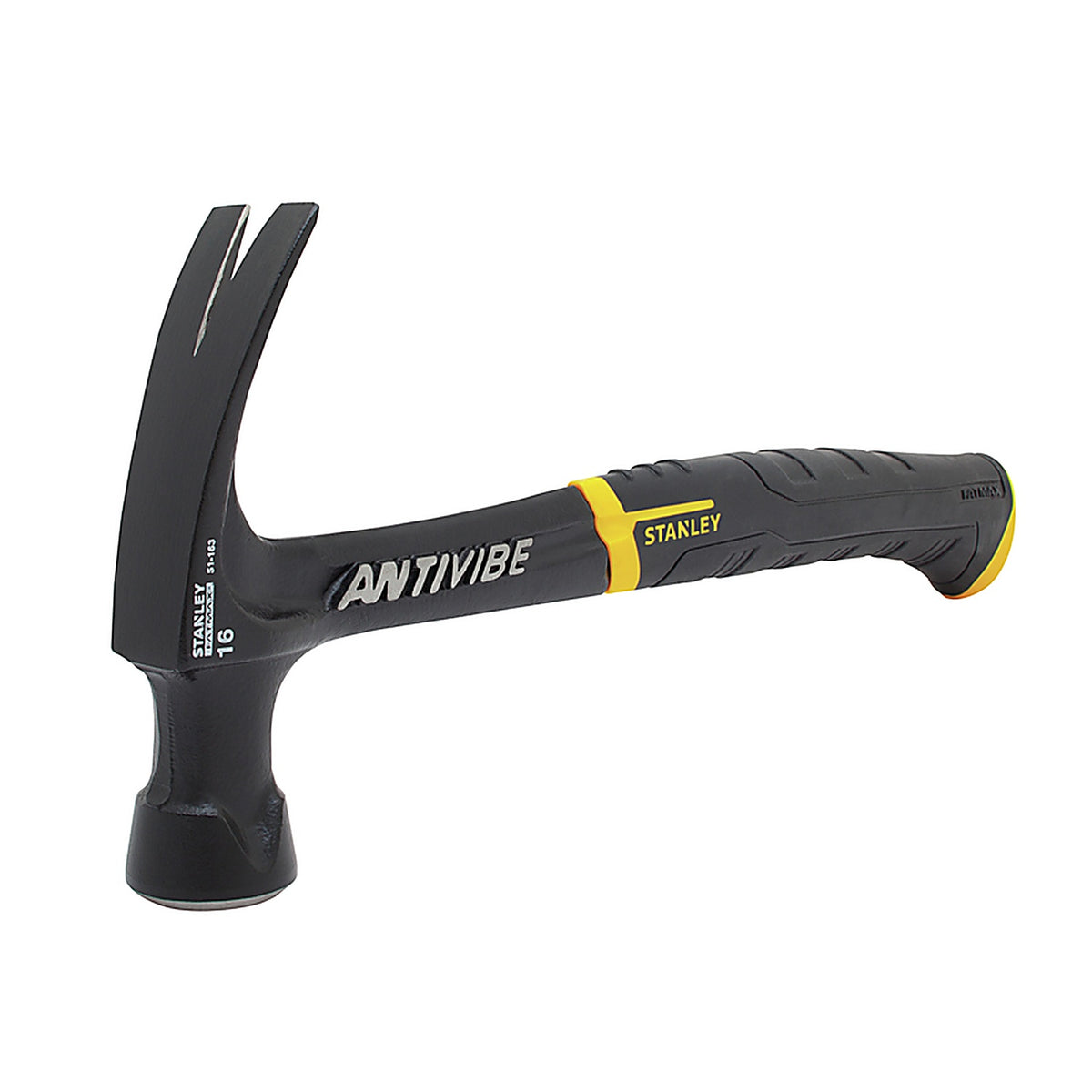 Stanley 51-163 FatMax 16 oz. Smooth Face Nailing Rip Claw Hammer 5-1/2 in.