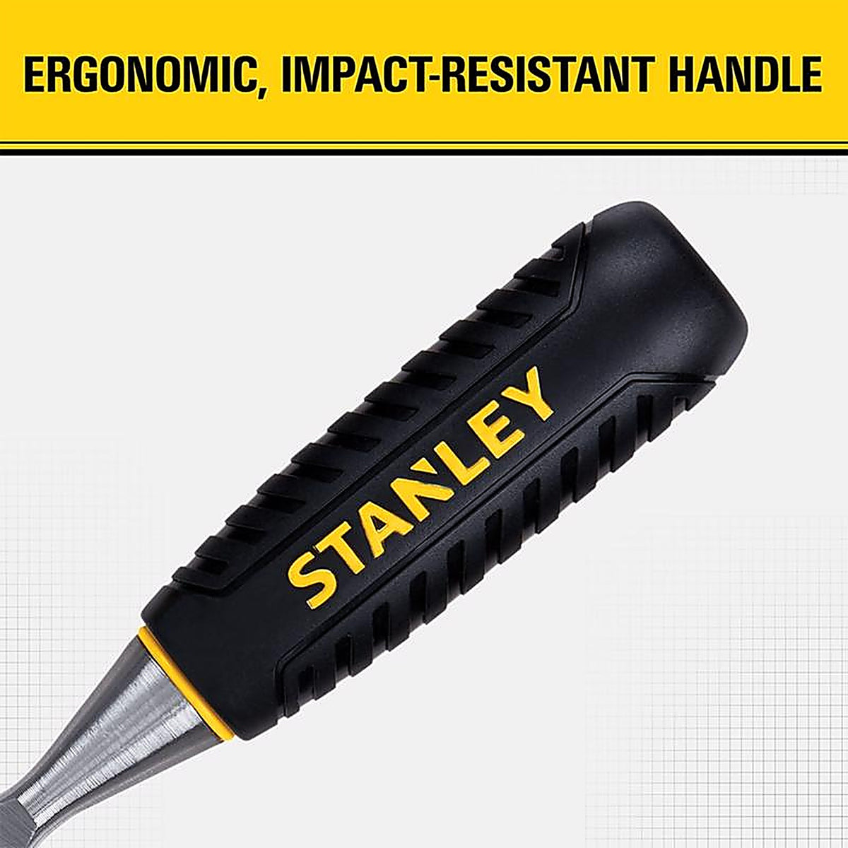 Stanley STHT16727 150 Series Forged Steel Wood Chisel Set Black/Yellow 3/Pack