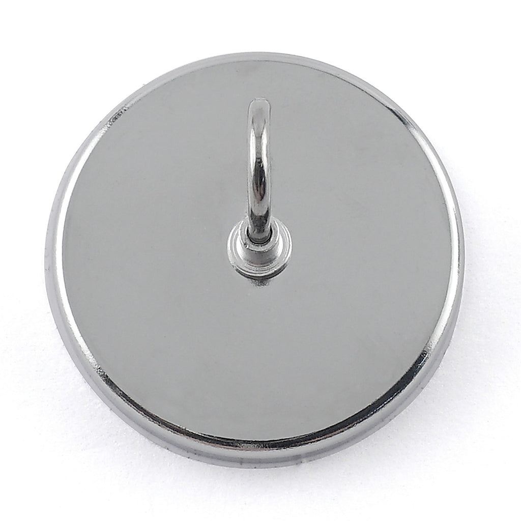 Master Magnetics 7218 Handi-Hook 1.25 in. Ceramic Magnetic Hook 20 lb. pull 3.4 MGOe Silver 1/pc.