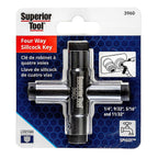 Superior Tool 3960 11/32 inch Valve Key 1/pc.