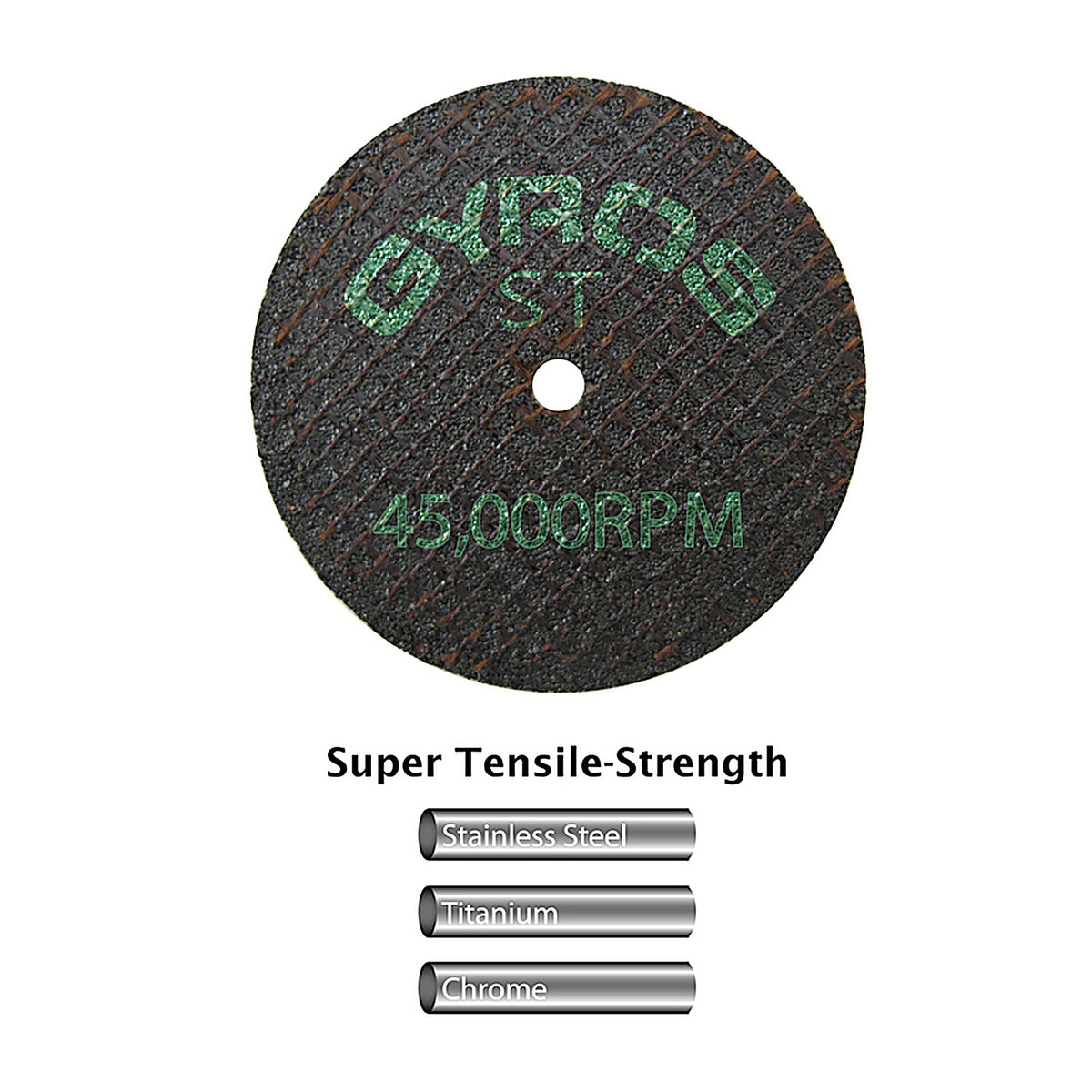 Gyros 11-41502 Fiber Disk ST 1-1/2 in. Dia. x 1/8 in. Fiberglass Super Tensile Strength Cutting Disc