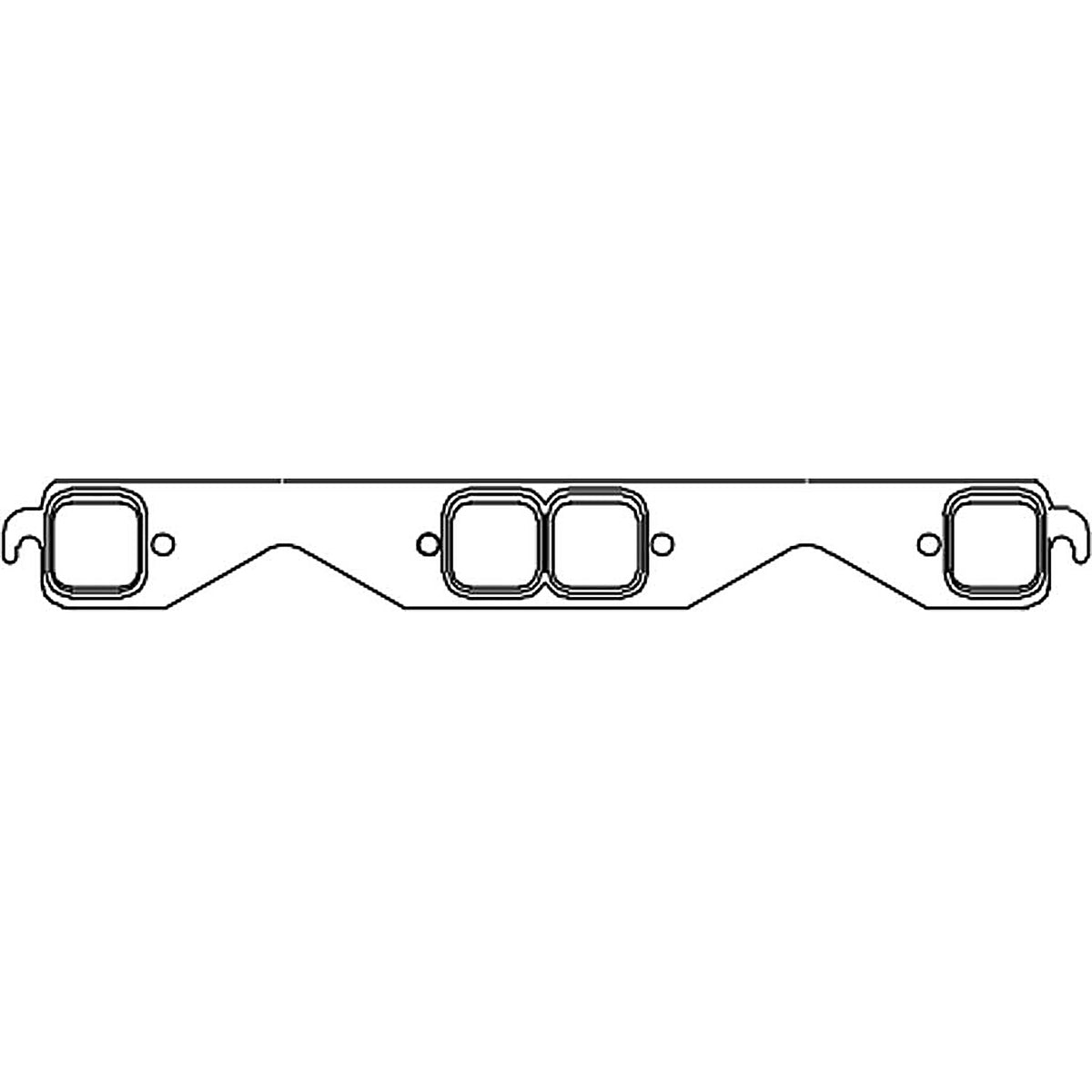 SCE Gaskets - 211180 - Pro SL SBC Square Port Exhaust