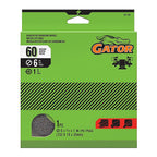 Gator 6011 6 in. Dia. x 3/4 in. thick x 1 in. Grinding Wheel 1/pc.
