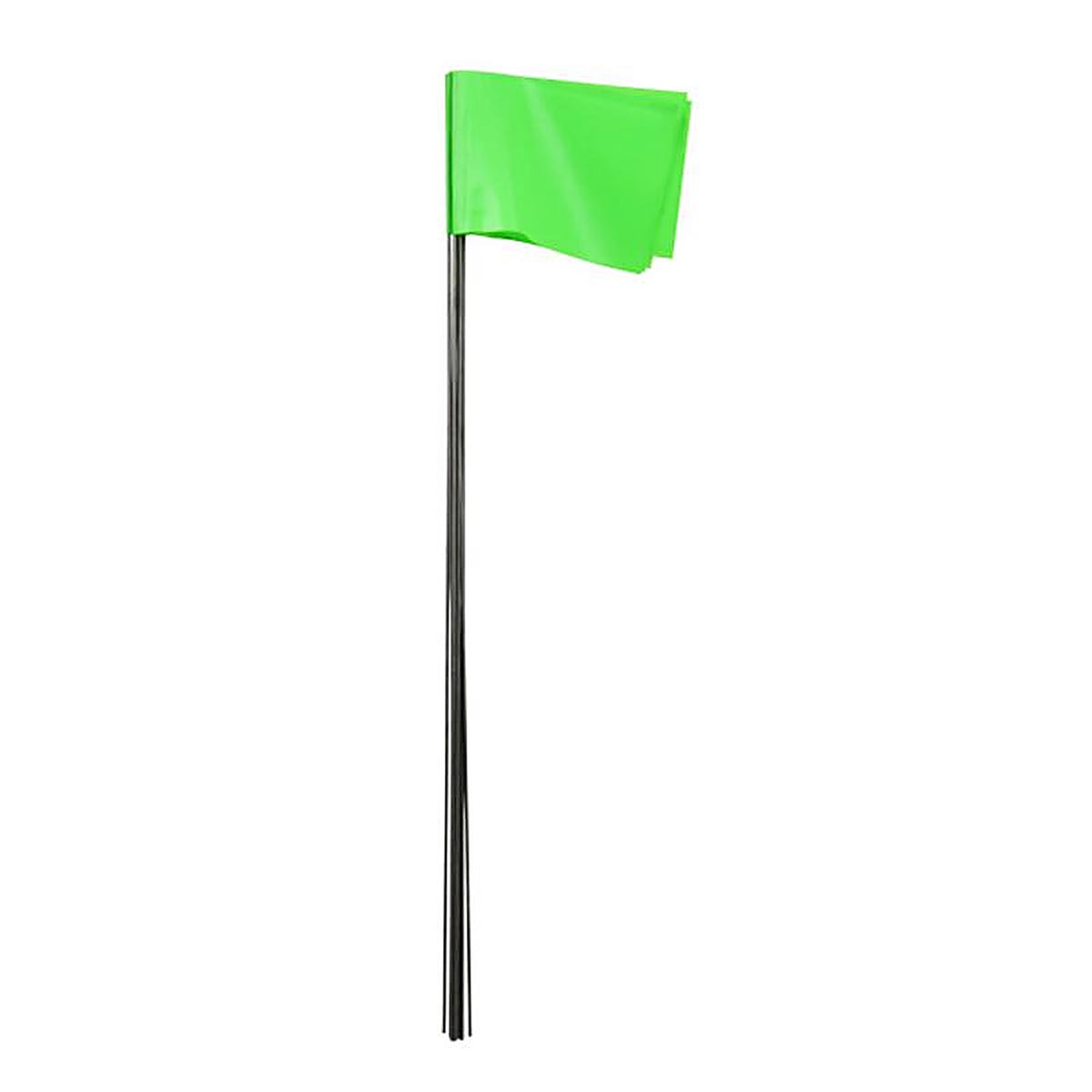 C.H. Hanson 15067 15 in. Fluorescent Lime Marking Flags Polyvinyl 10/Pack