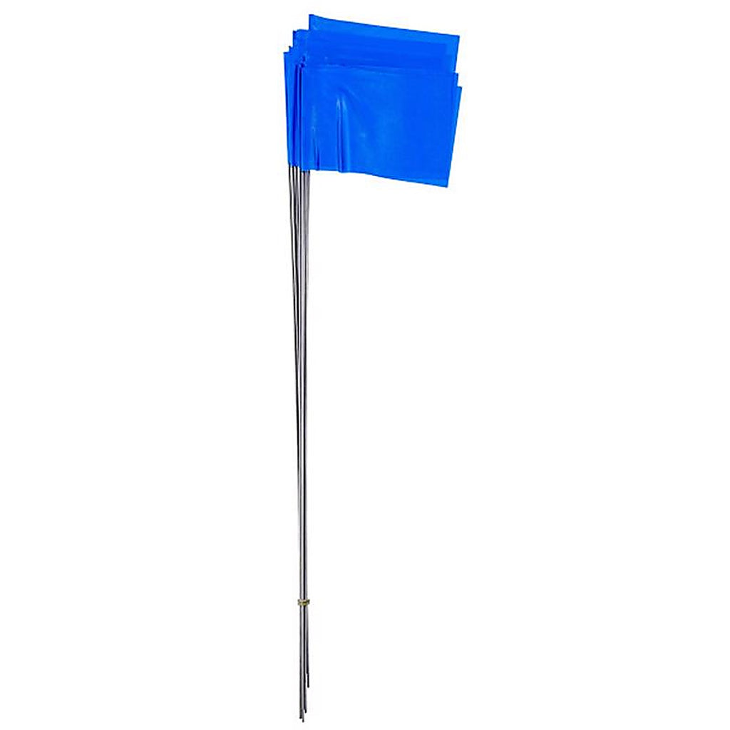 C.H. Hanson 15068 15 in. Blue Marking Flags Polyvinyl 10/Pack