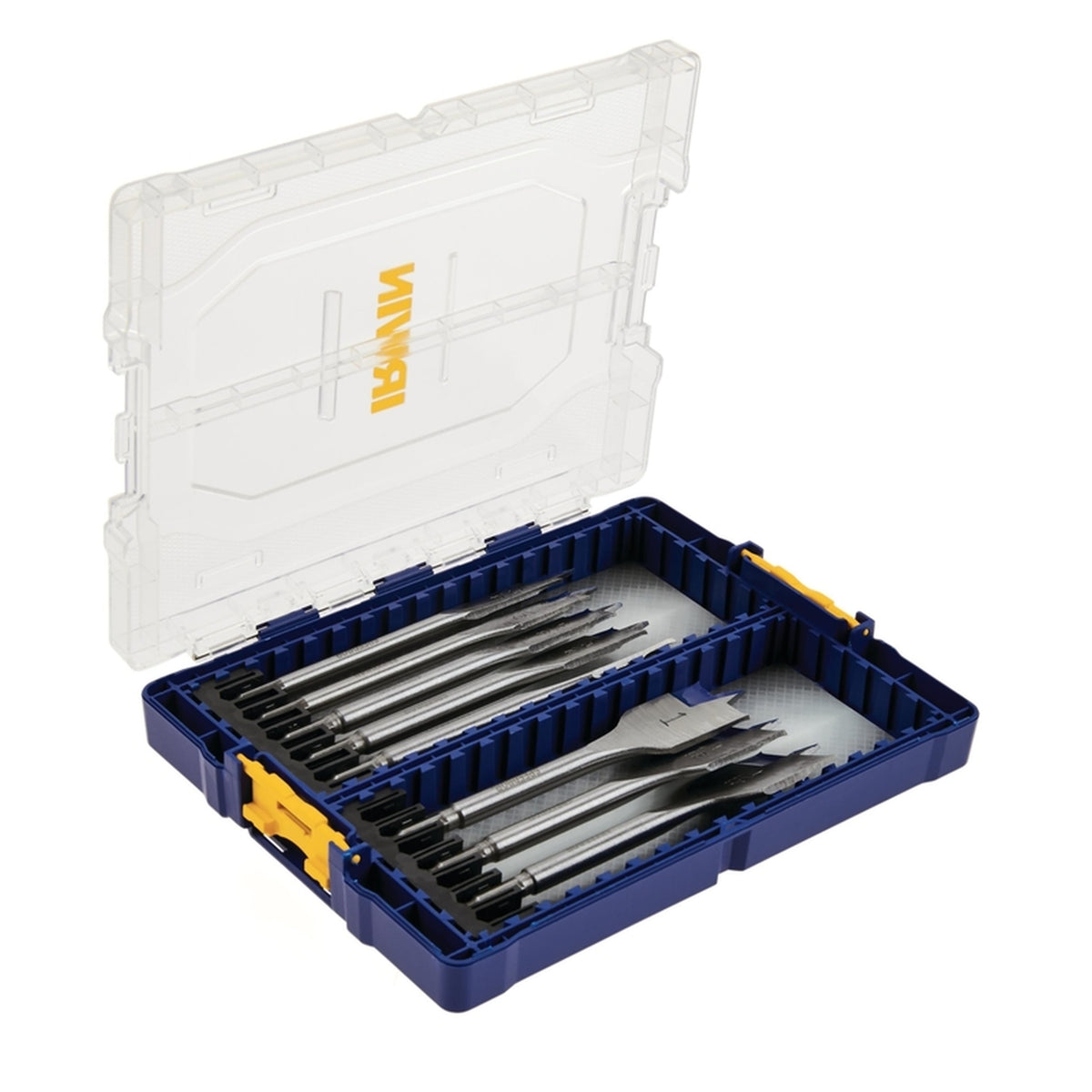 Irwin IWAX128PC Speedbor Carbon Steel Spade Bit Set 8/pc.