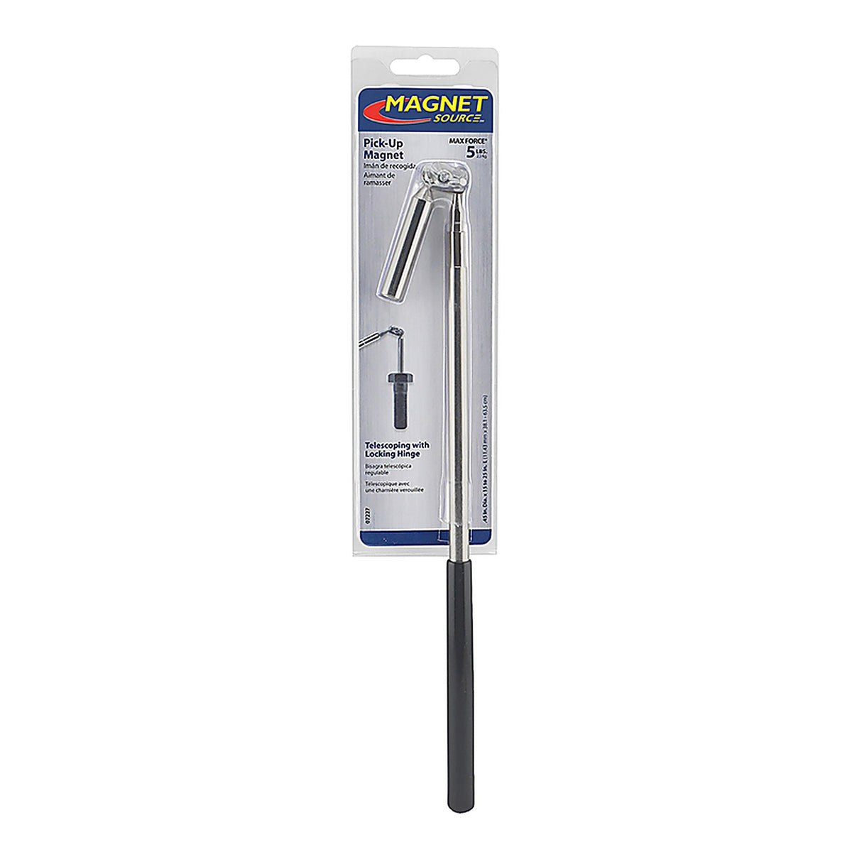 Master Magnetics 7227 The Magnet Source 25 in. Telescoping Magnetic Pick Up Tool Magnetic Pick-Up Tool