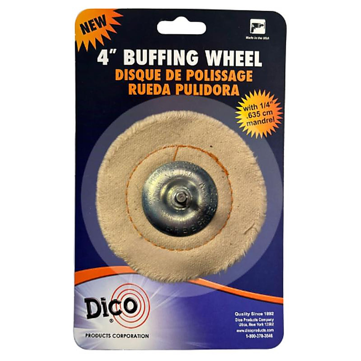 Dico 527-60-4M Canton Flannel Buffing Wheel