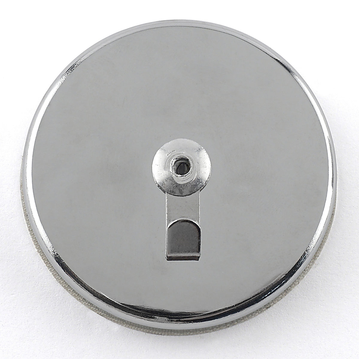 Master Magnetics 7254 2-5/8 in. Ceramic Magnetic Hooks 35 lb. pull 3.4 MGOe Silver 2/pc.