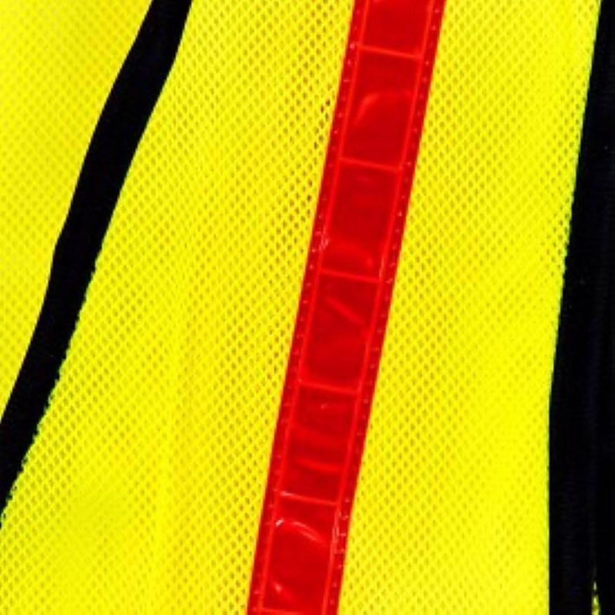 C.H. Hanson 55115 Reflective Polyester Mesh Safety Vest Fluorescent Green One Size Fits All