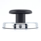 Master Magnetics 7505 1.25 in. Ceramic Knob Magnet 25 lb. pull 3.4 MGOe Black 1/pc.