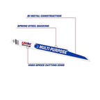 Lenox 20584S110R 12 in. Bi-Metal Reciprocating Saw Blade 14 TPI 1/Pack