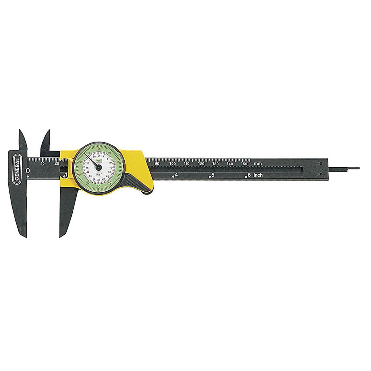 General Tools 142 6 in. L x 3-1/4 in. W Dial Caliper 1/pc.