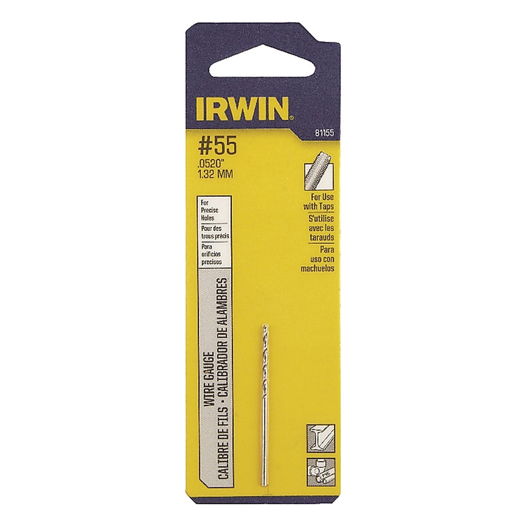 Irwin 81155 7/8 x 1-7/8 in. L High Speed Steel Wire Gauge Bit 1/pc.