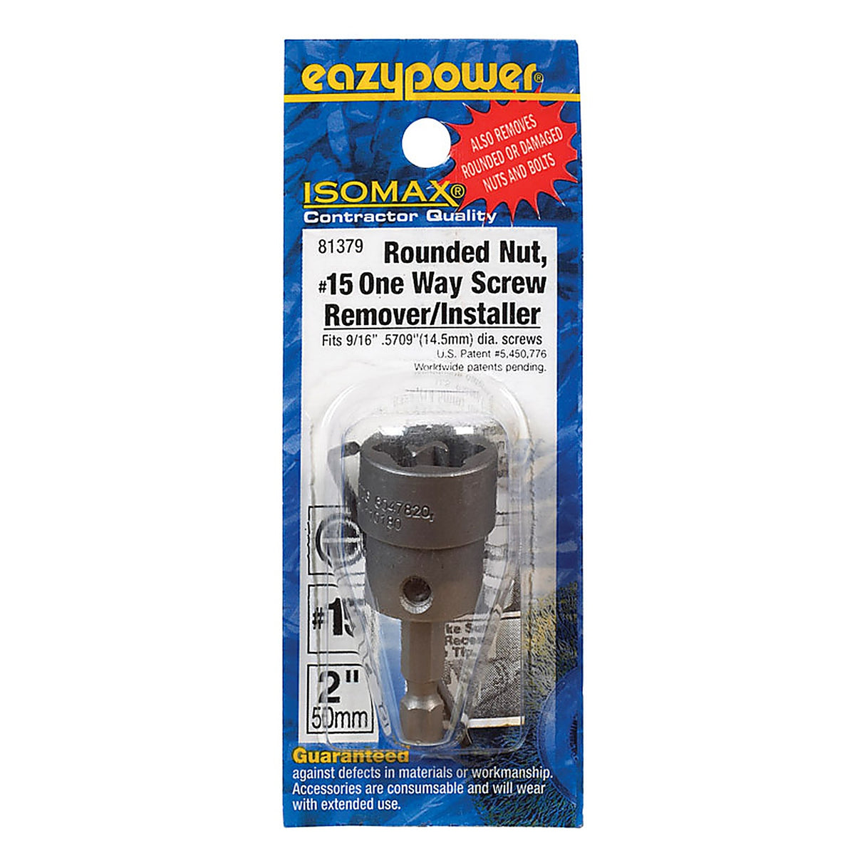 Eazypower 81379 Isomax Steel Screw Remover/Installer 1/pc.