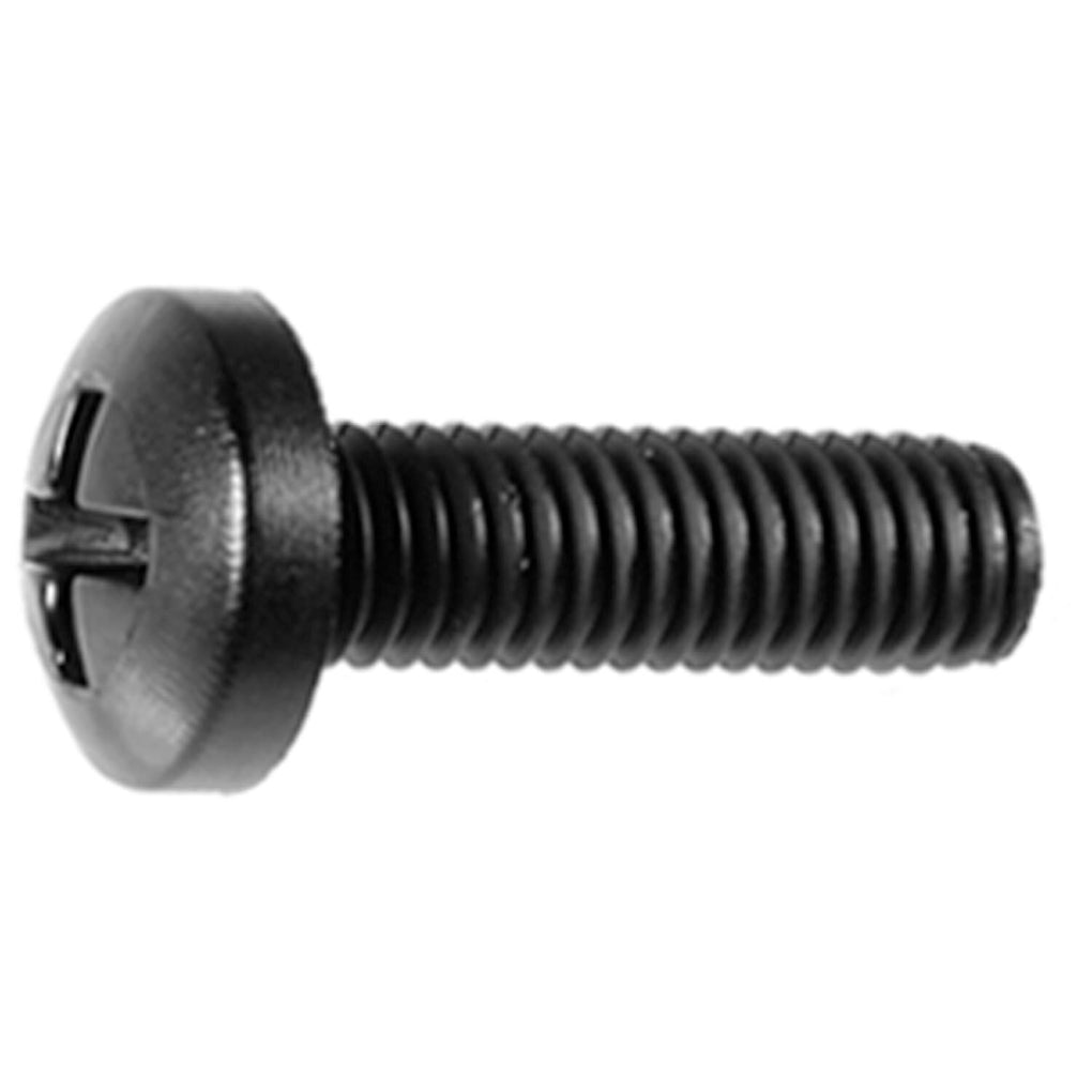 Auveco 21608 License Plate Screws, Black Nylon