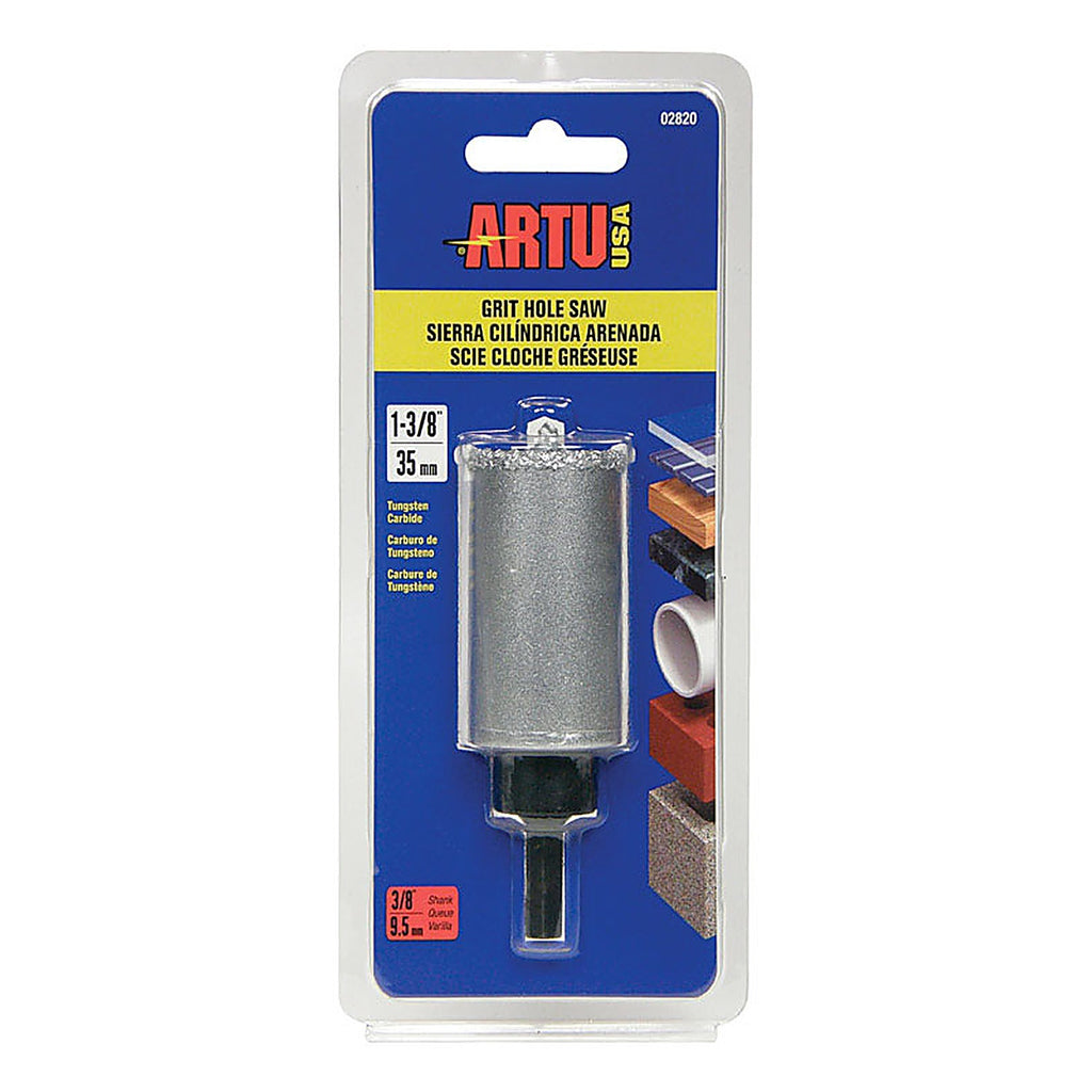 Artu 2820 1-3/8 in. Carbide Grit Hole Saw Arbor 1/pc.