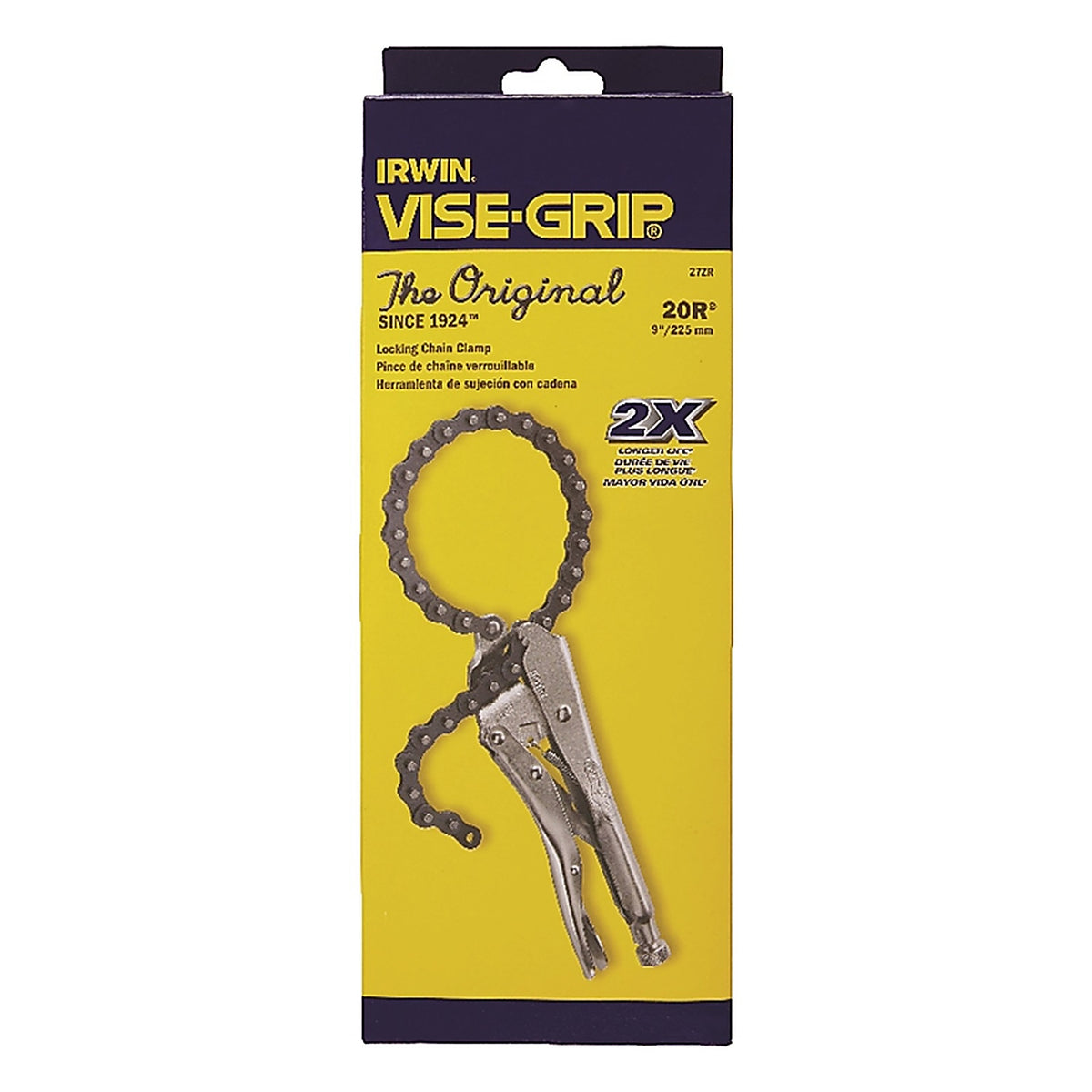 Irwin 27ZR Vise-Grip 9 in. Alloy Steel Chain Clamp