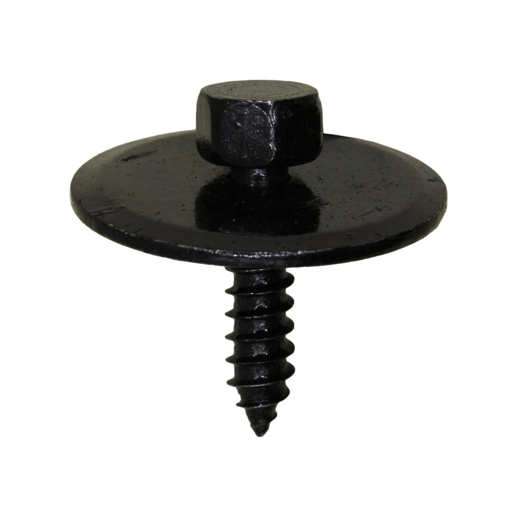 Auveco 21774 Mercedes Sems Tapping Screw, Black E-Coat M4.8-1.61 X 20mm With 26mm Washer Head
