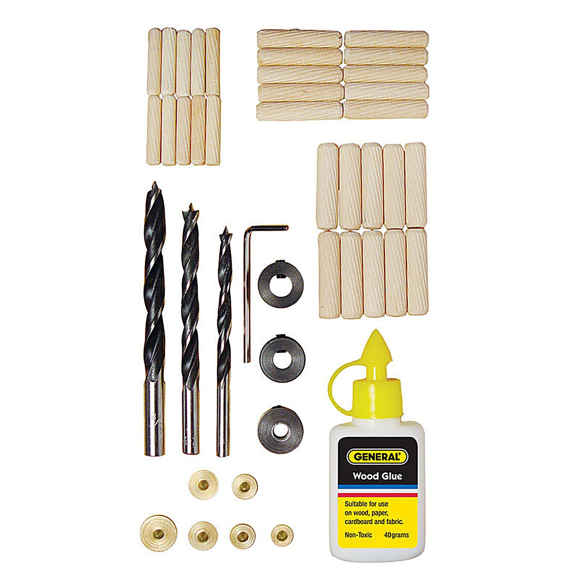 General Tools 840 Aluminum 4 in. Doweling Jig with Bit Stop 4 in. 1/pc.