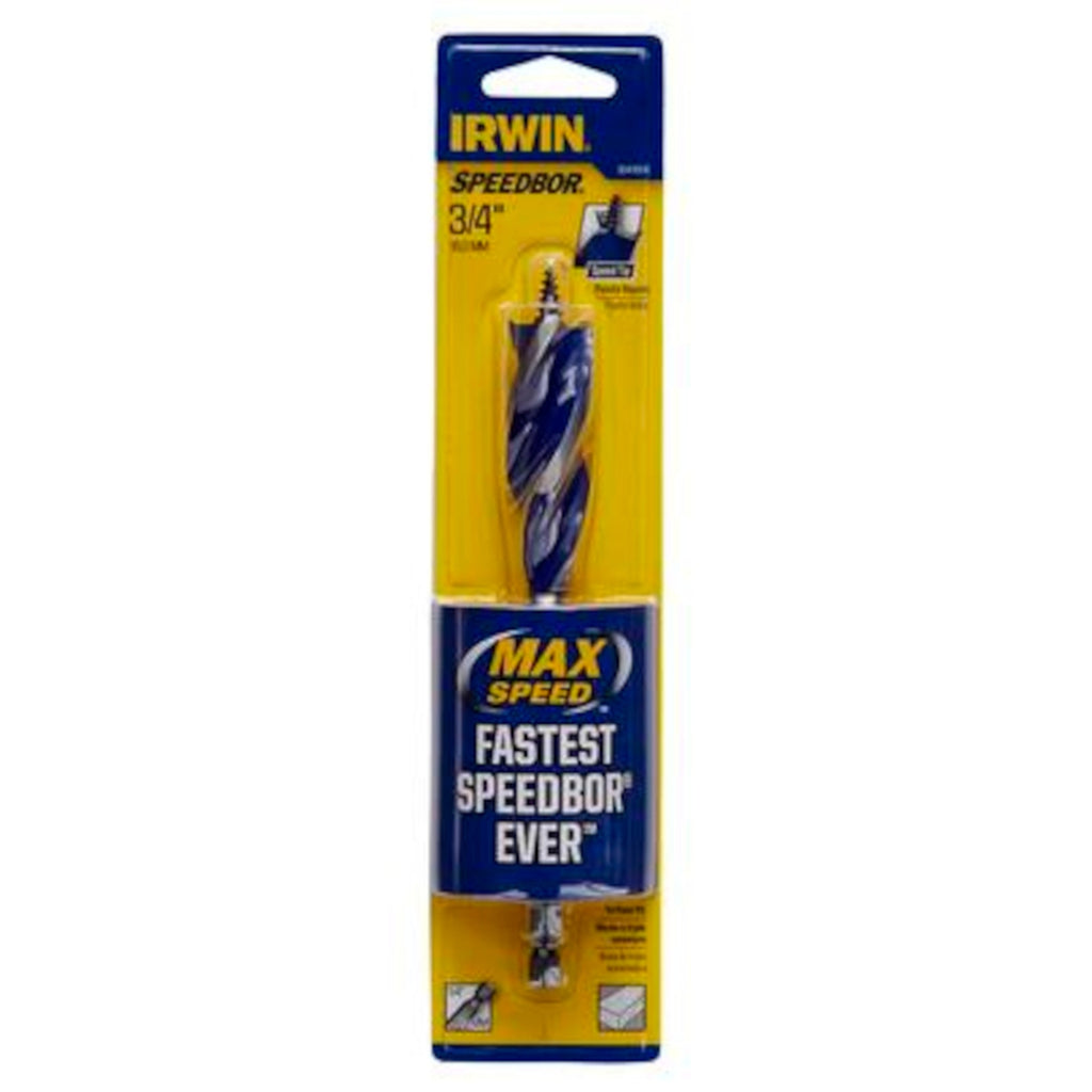 Irwin 3041004 Speedbor 3/4 in. x 6 in. L Carbon Steel Wood Boring Bit 1/pc.