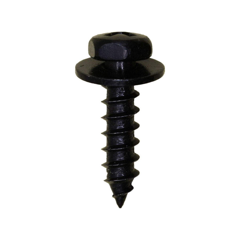 Auveco 21841 Toyota/Lexus Hex Head Sems, M5.2-2.0 X 20mm, Black E-Coat, 8mm Hex