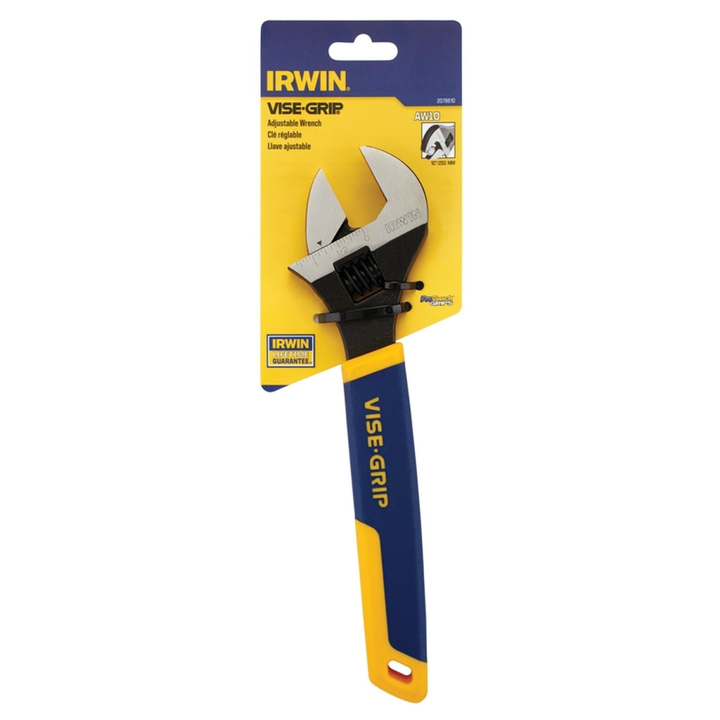 Irwin 2078610 Vise-Grip 1-1/4 x 10 in. L Metric and SAE Adjustable Wrench 1/pc.